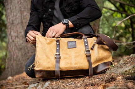 25L Augustine Duffel Tan