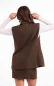 Simmons Blazer Vest, oat-back