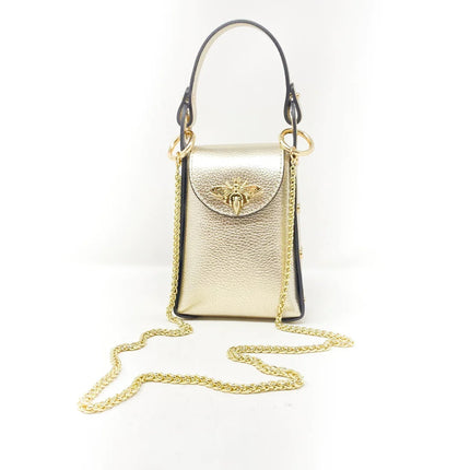 Hannah Italian Leather Crossbody Specialty Colors