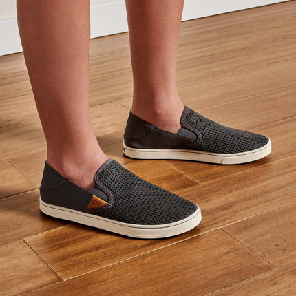  Pehuea Women's Classic Slip On Sneaker Shoes pavement side/front