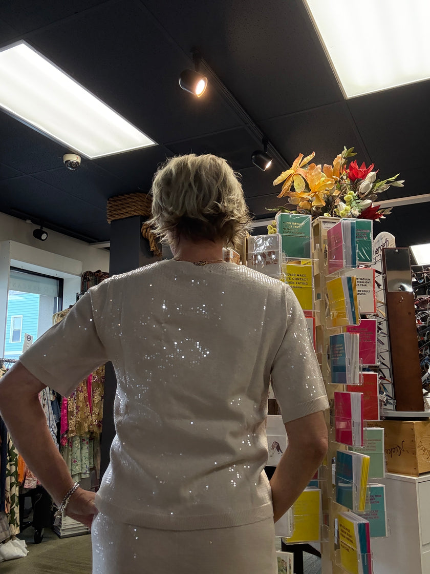 SPARKLE SEQUIN SWEATER
