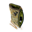 Olive Branch Beaded and Embroidered Crossbody Phone Bag