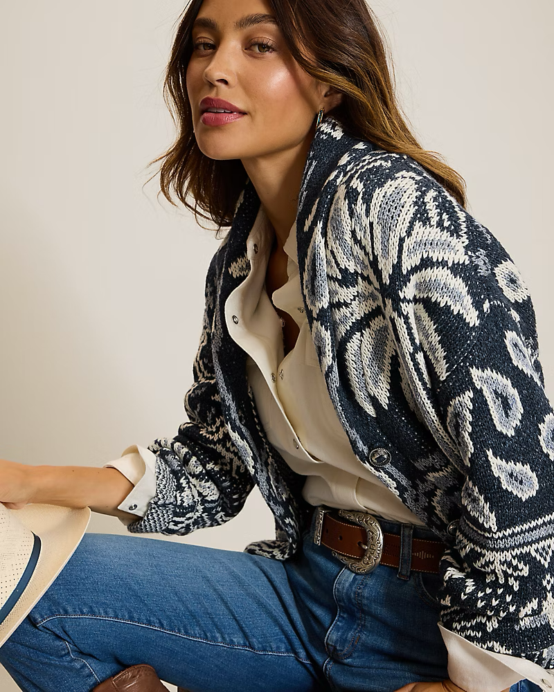 Tommy Bahama x Stetson Palmdana Cardigan