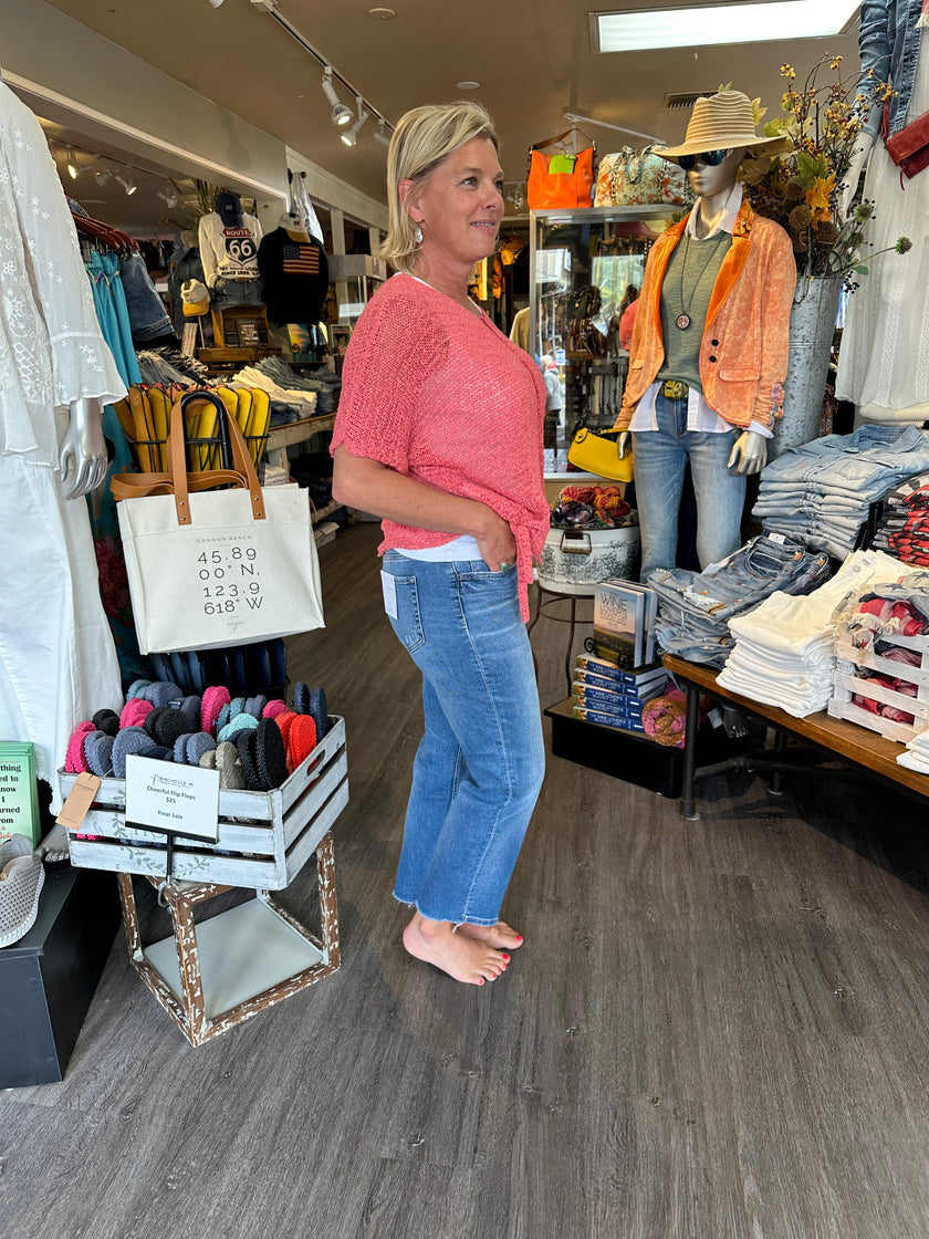  Dakota Mid Rise Straight W Even Hem Detail side