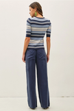 The Annie Striped Ribbed Top