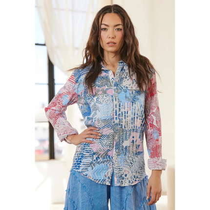 ALL OVER FLORAL VOILE  Shirt