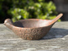 Debossed Stoneware Bird Bowl