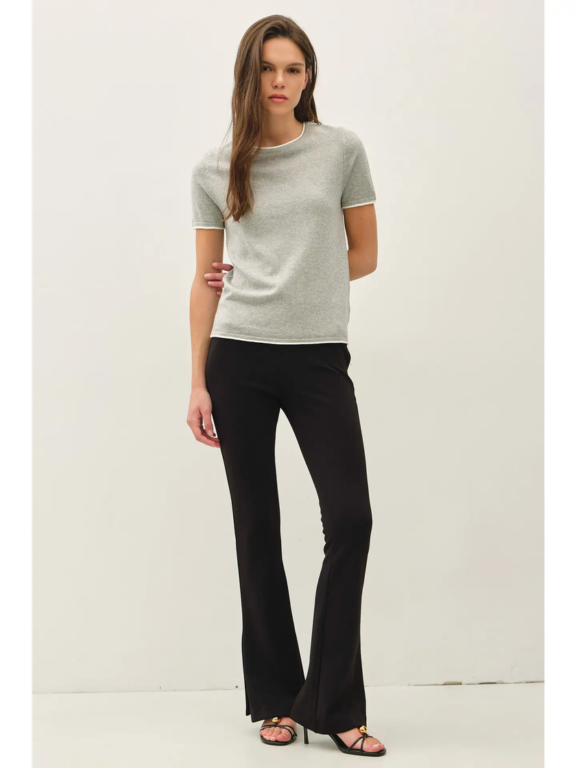 Cozy Short Sleeve Sweater