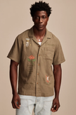 FENDER CLUB SHORT SLEEVE SHIRT front buttoned