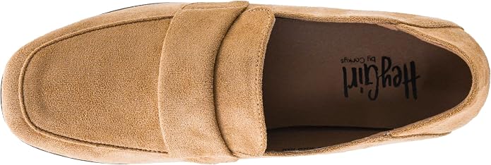 SHES A KEEPER, camel faux suede-top
