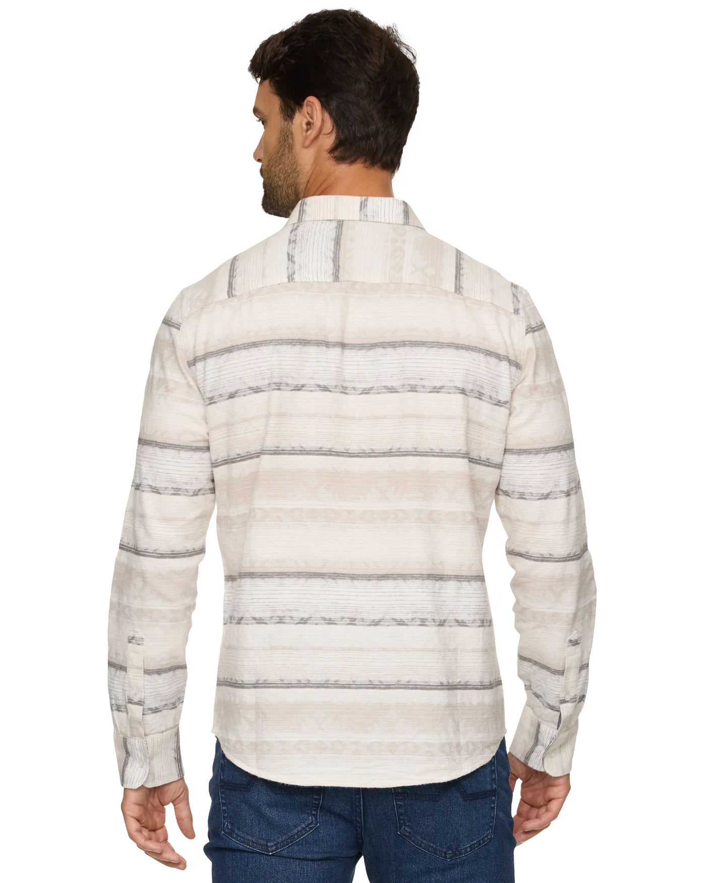 LATIMER LS SOUTHWEST FLANNEL SHIRT back