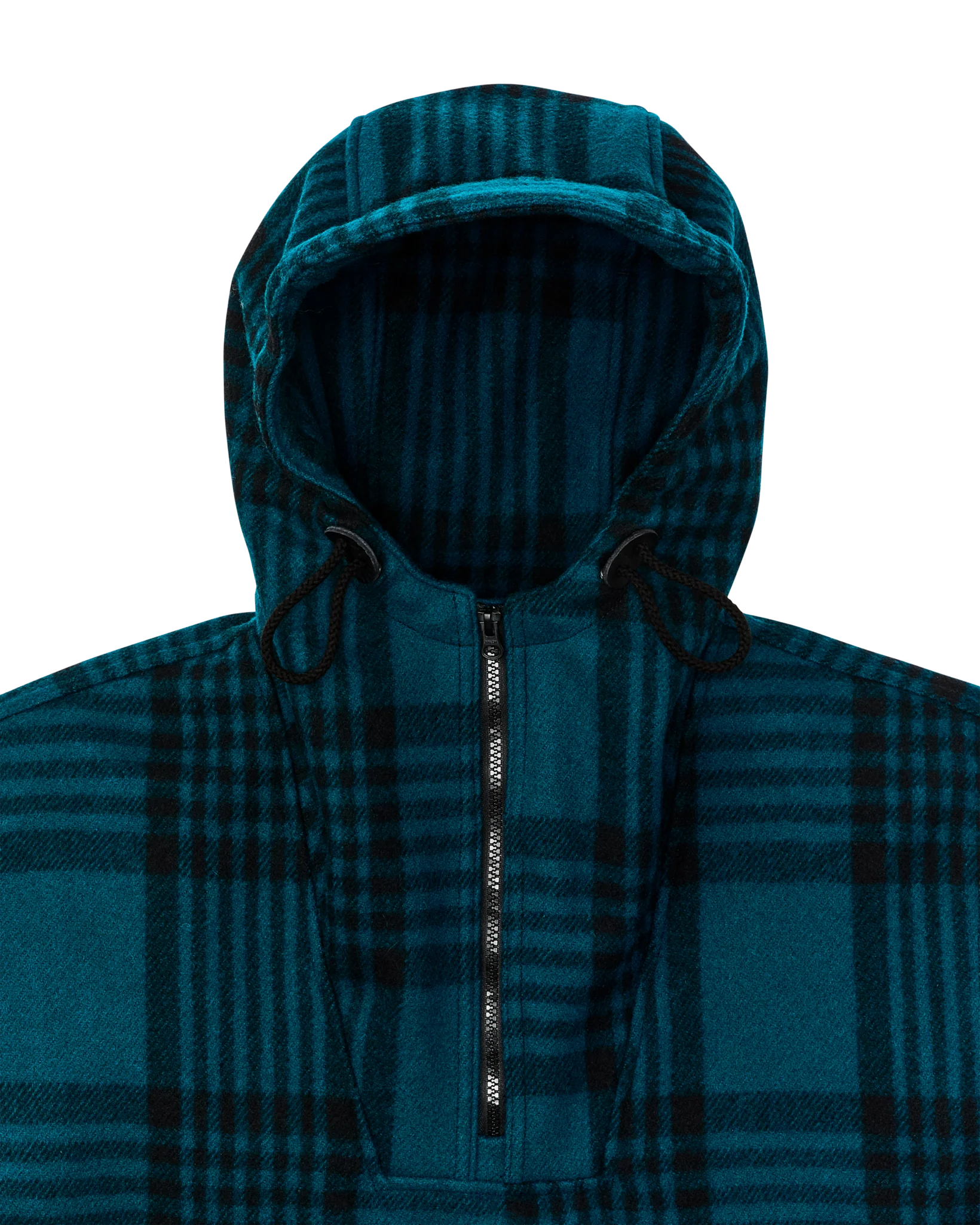 Filson mackinaw wool anorak blue black plaid