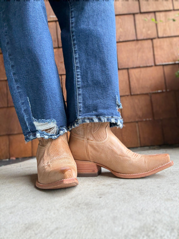 Candace HIGH RISE WIDE LEG JEANS dark hem