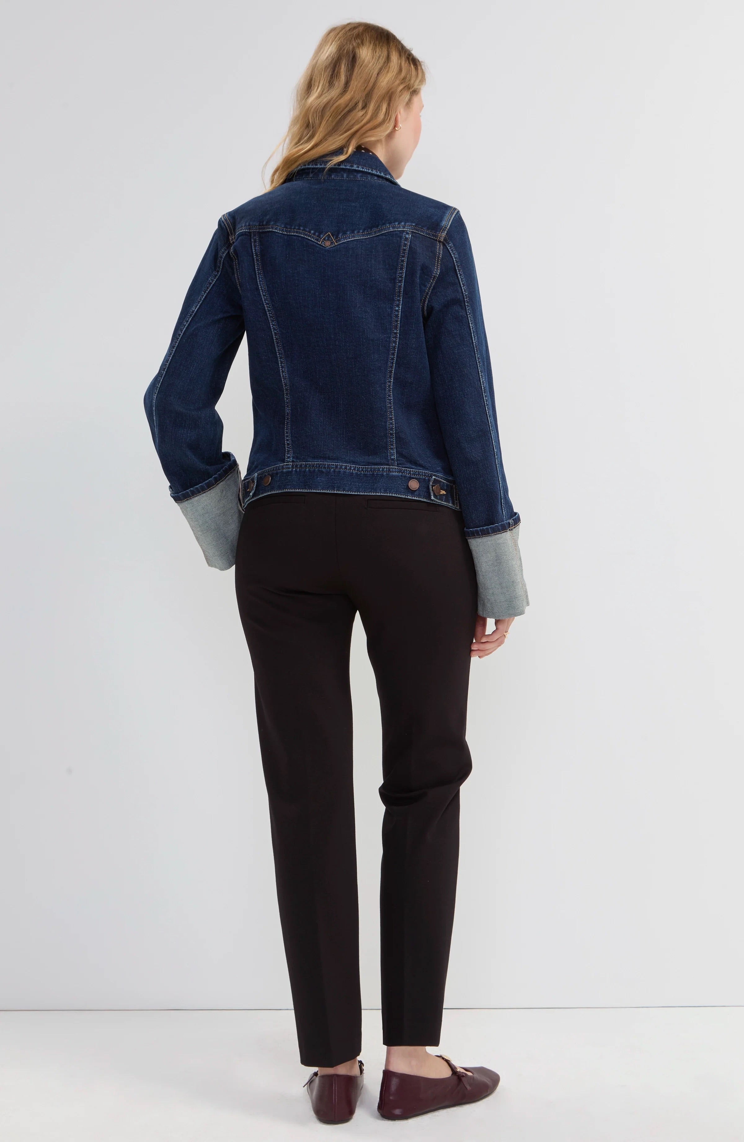 Whitneys Tall Cuffed Trucker Jacket