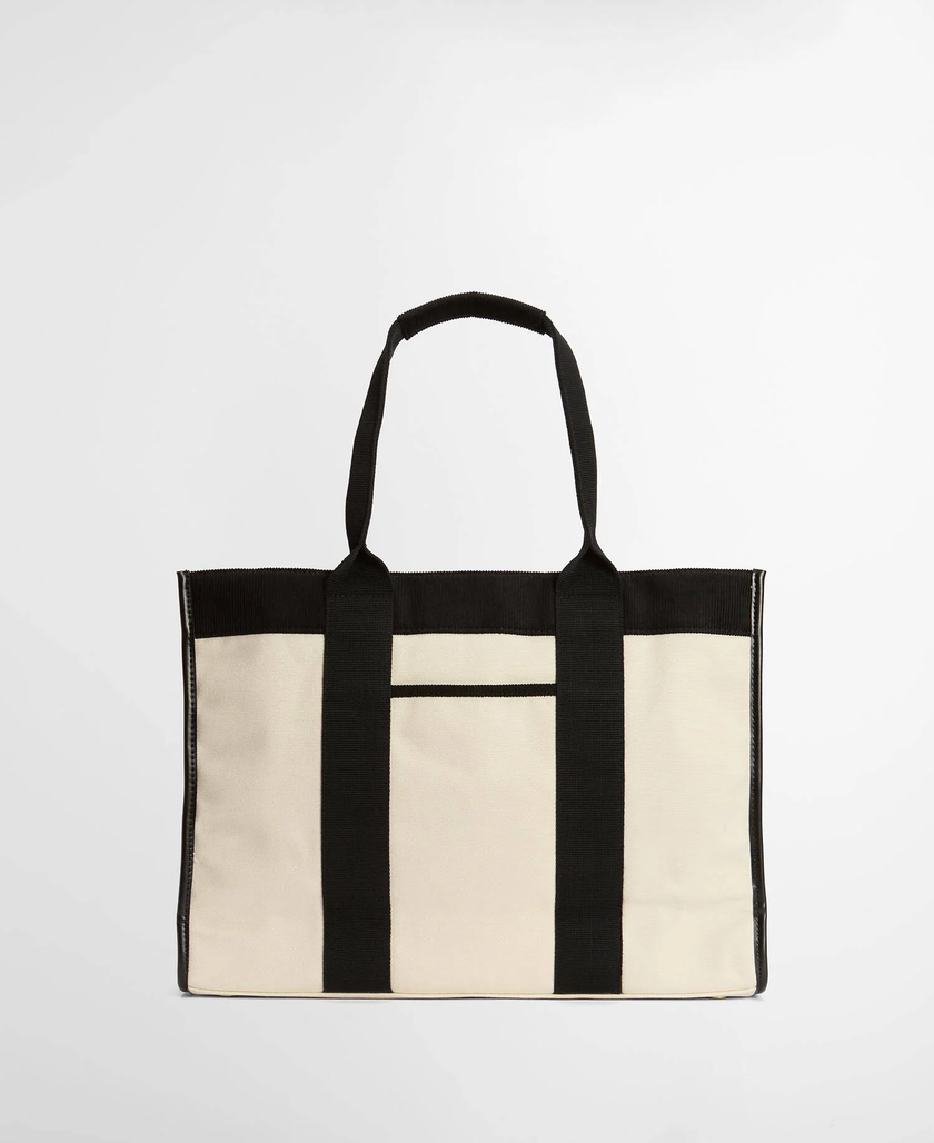 Barbour Selena Large Tote Bag | Ecru