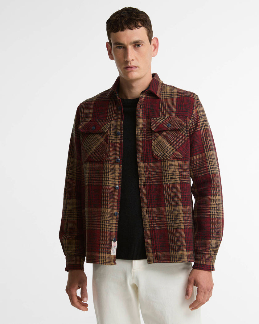 Barbour Millom Relaxed Houndstooth Shirt