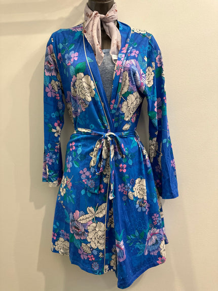 Johnny Was Blue Dove Sleep Robe | Multi