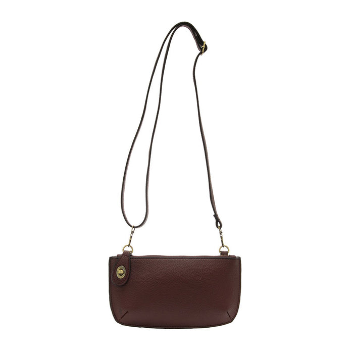 Joy Mini Crossbody Wristlet Clutch - Deep Crimson