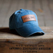 Well Shit Truck Hat steel blue front