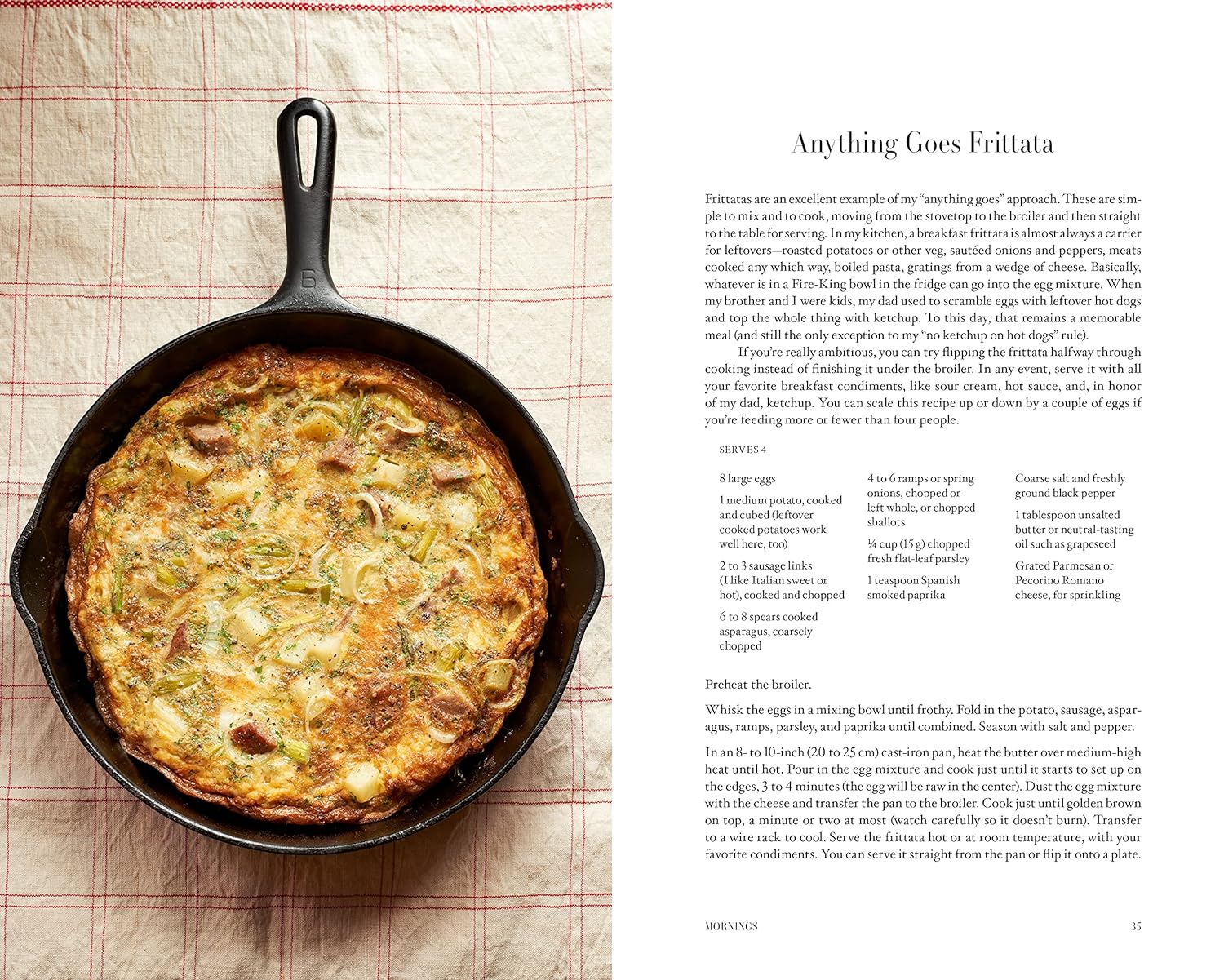 A Man and His Kitchen frittata