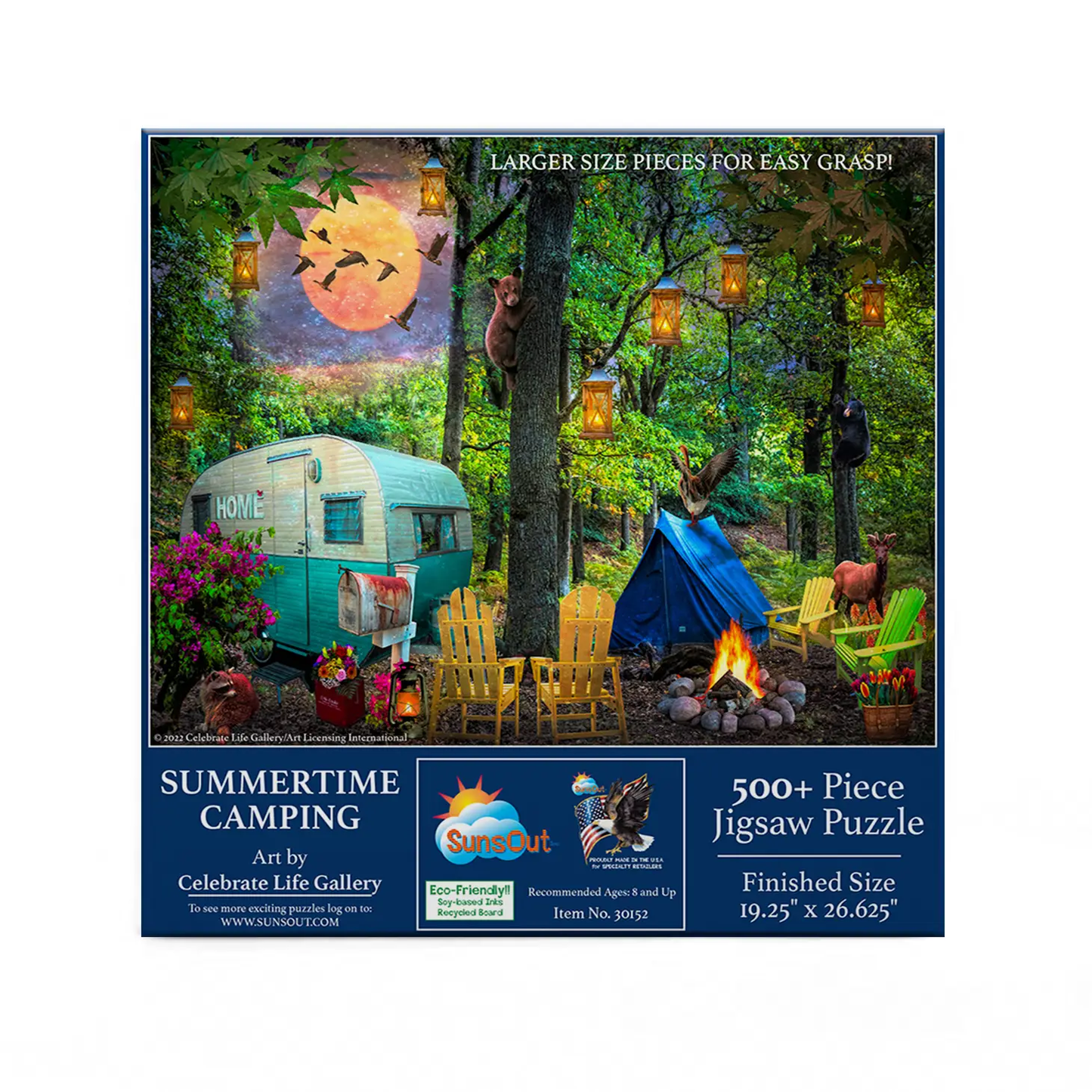 SummerTime Camping 500 + PC Puzzle | 19.25x26.625
