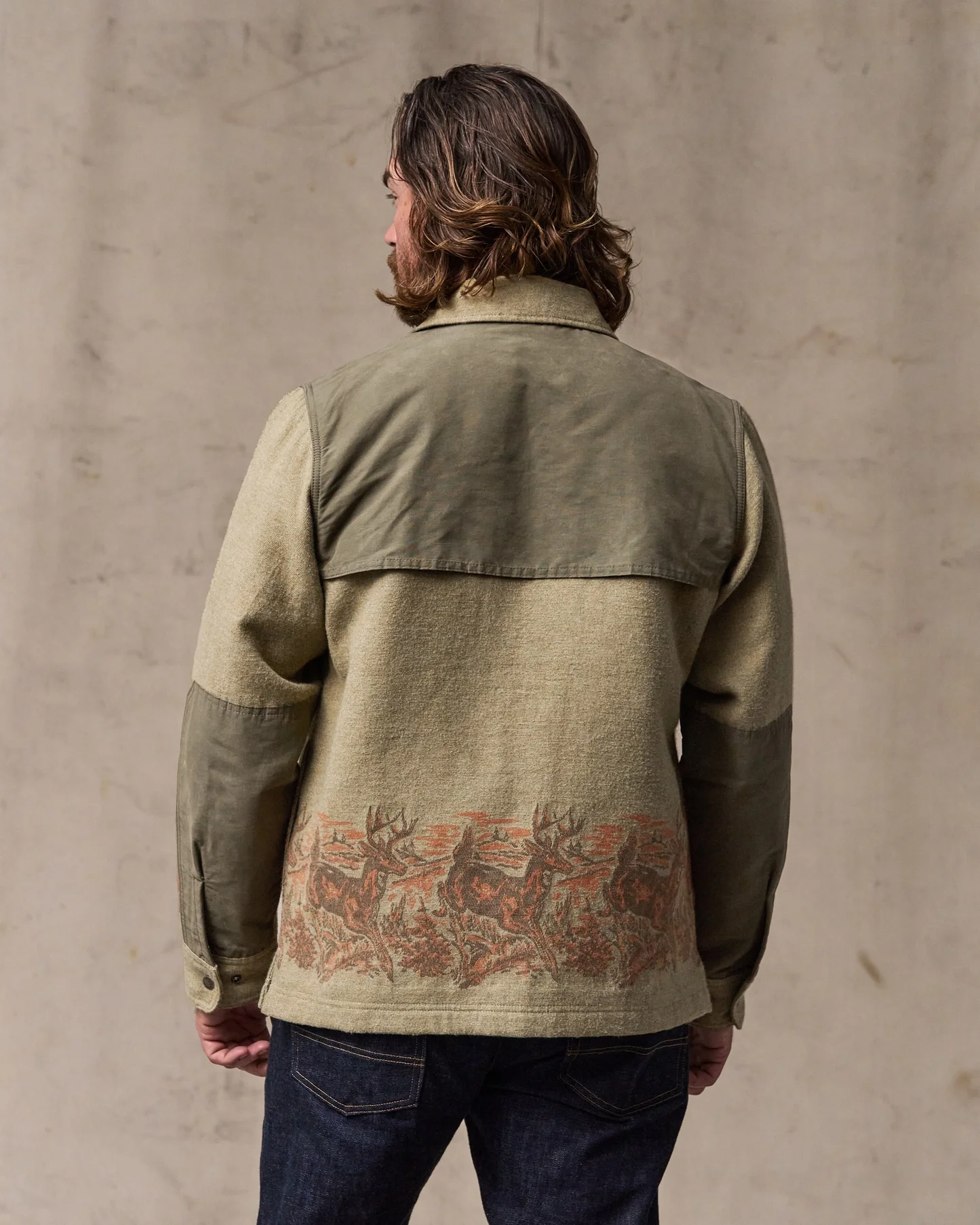 Filson Colchuck forester Jac-Shirt sage heateher back