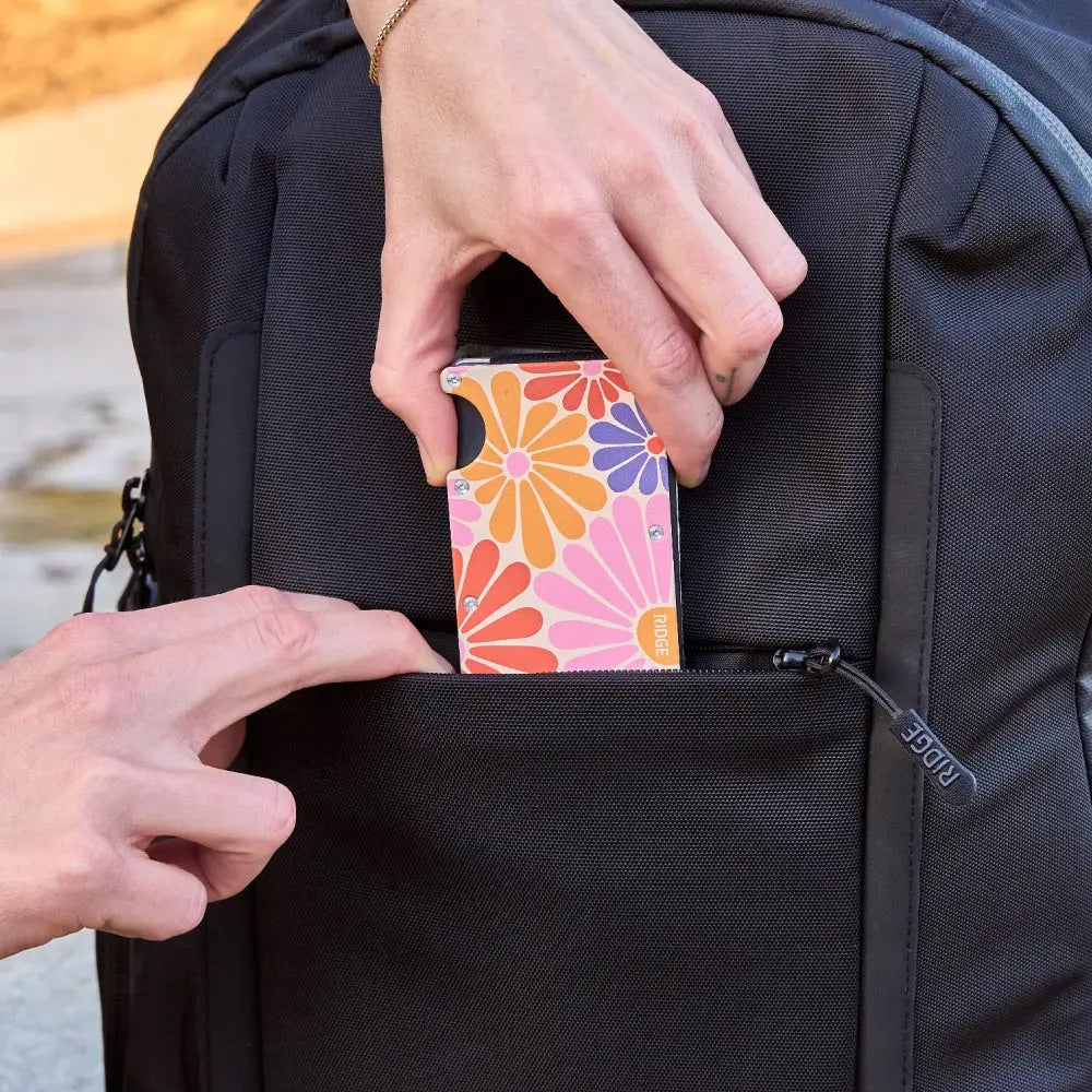 Ridge Wallet | Flower Power | Both