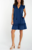 flutter slv ruffled dress