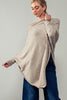 Taupe Knit Asymmetrical Jumper