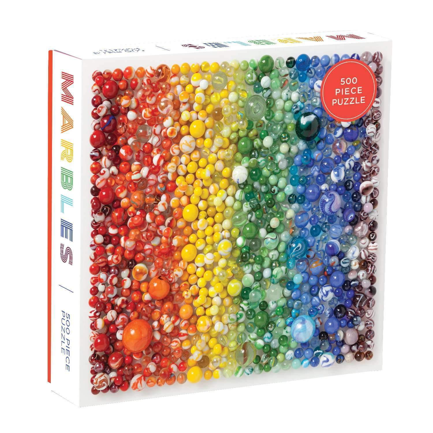 Rainbow Marbles 500 Pieces Puzzle