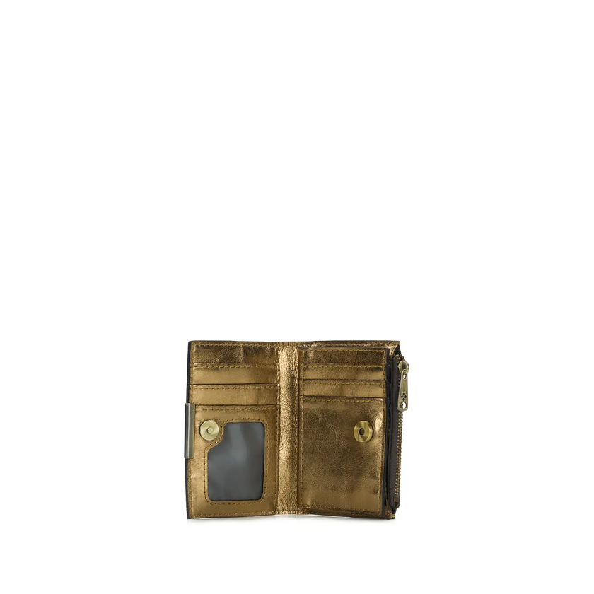 Busalla Wallet - Vintage Distressed Metallic