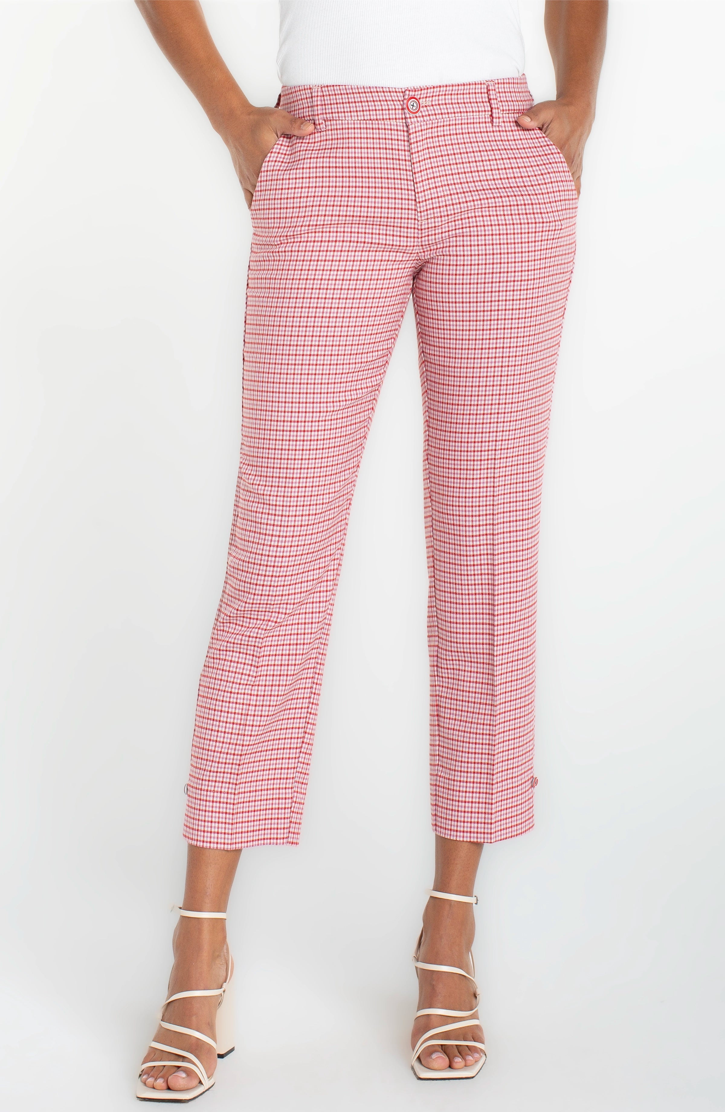 kelsey crop trouser w/ slit 26' ins
