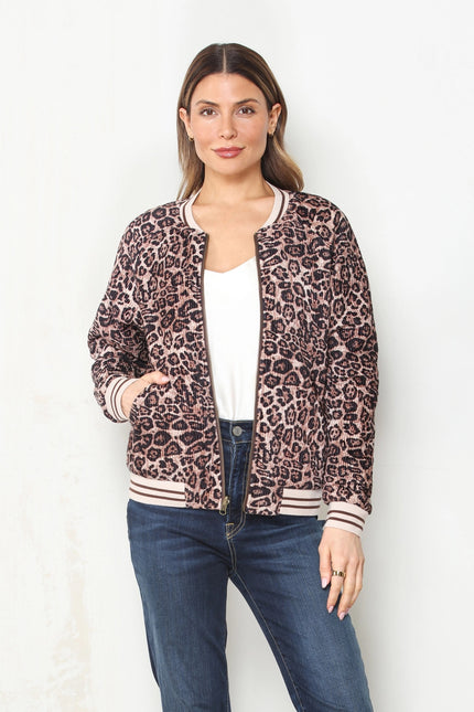 Reversible Print Velvet Bomber Jacket