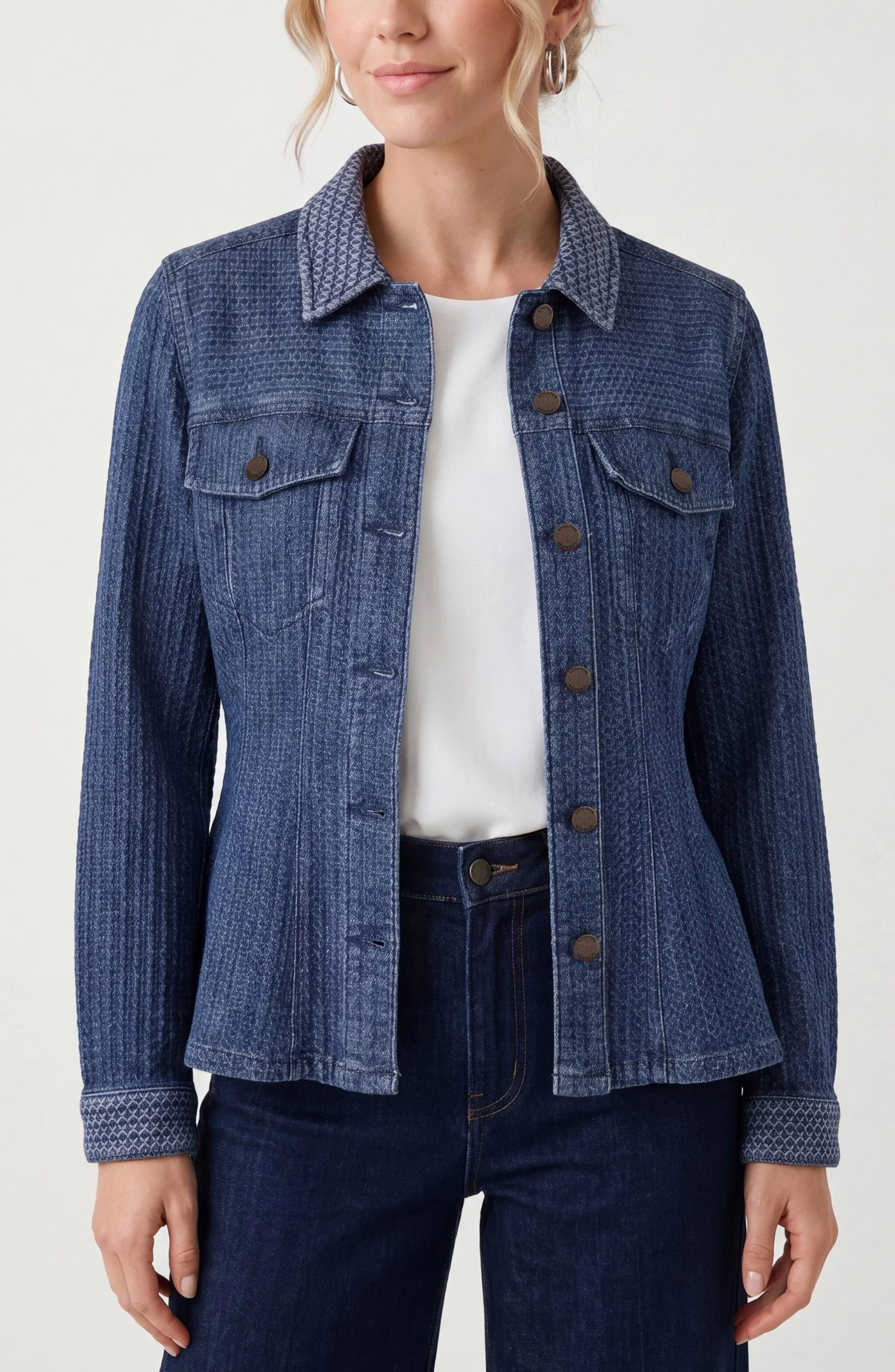 Doris Fit and Flare Trucker Jacket
