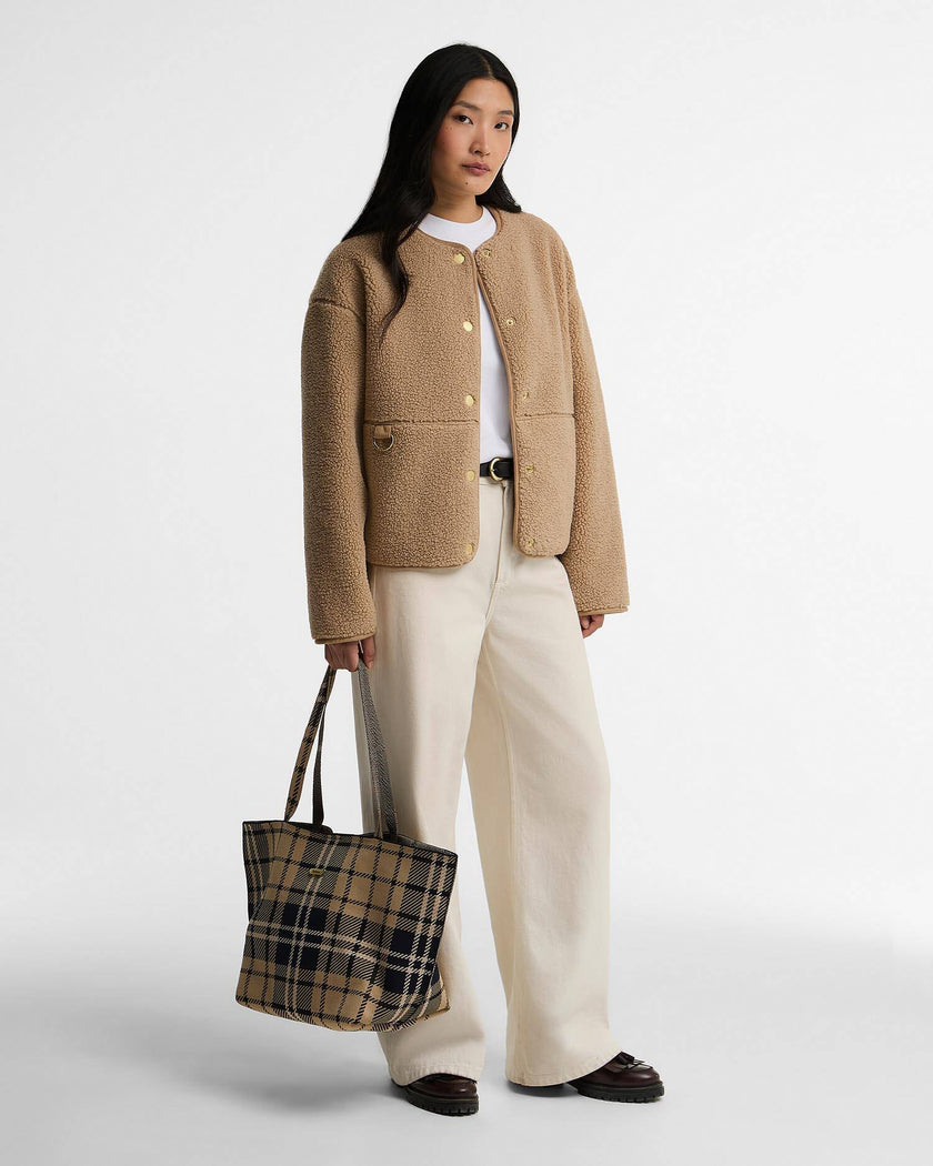 Layla Tartan Large Tote Bag