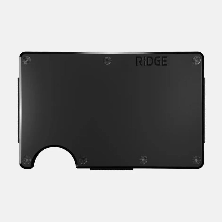 Ridge Wallet | Royal Black-Cash Strap
