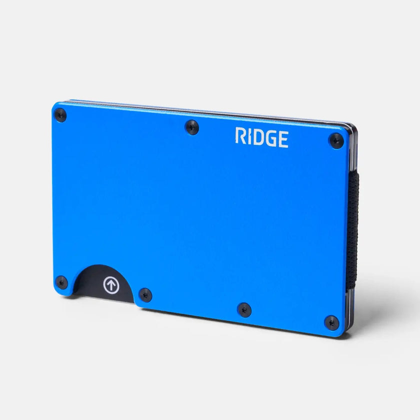 Ridge Wallet | High Dive Blue-Cash Strap