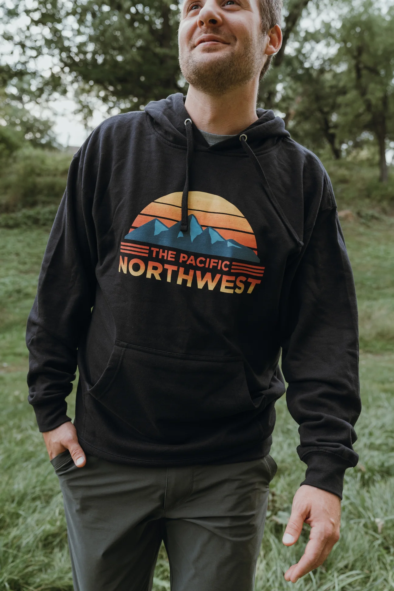 Aurora Hoodie navy front