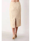 Gatsby Eyelash Pencil Skirt