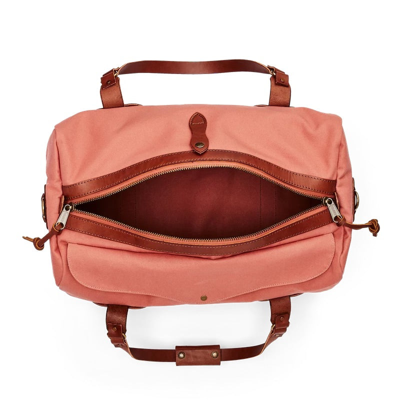 LIMITED EDITION - Filson Medium Rugged Twill Duffle Bag | Cedar Red inside