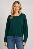 Natalie Round Neck Front Seam Sweater