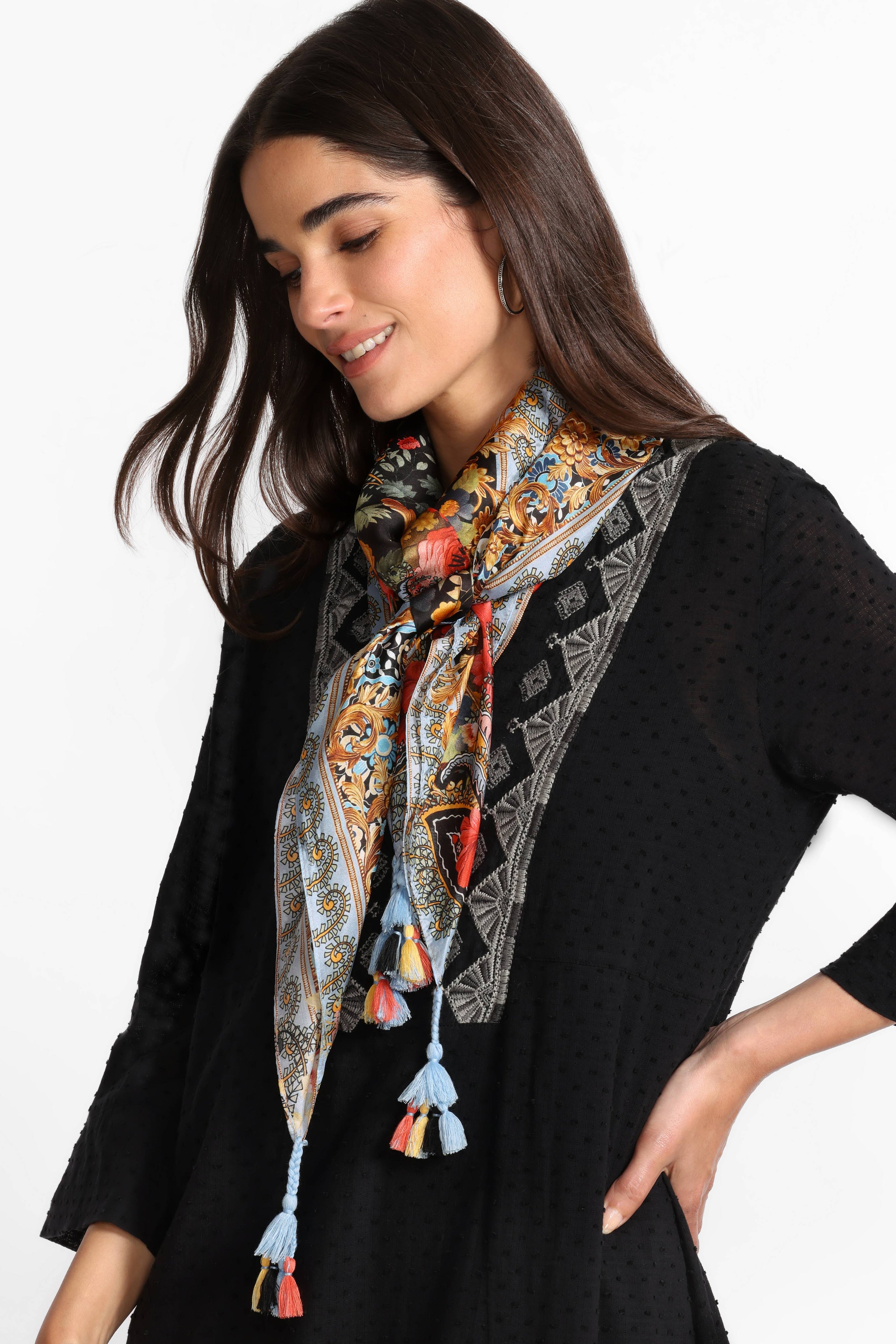 LETO SILK SCARF leto style