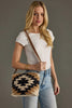 Cream, Black & Tan Western Crossbody