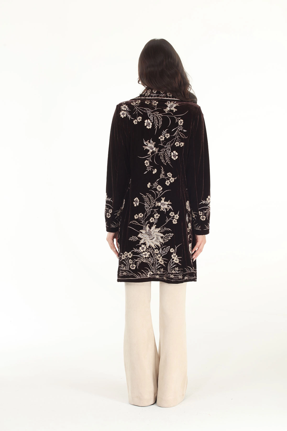 VELVET Coat coffee back