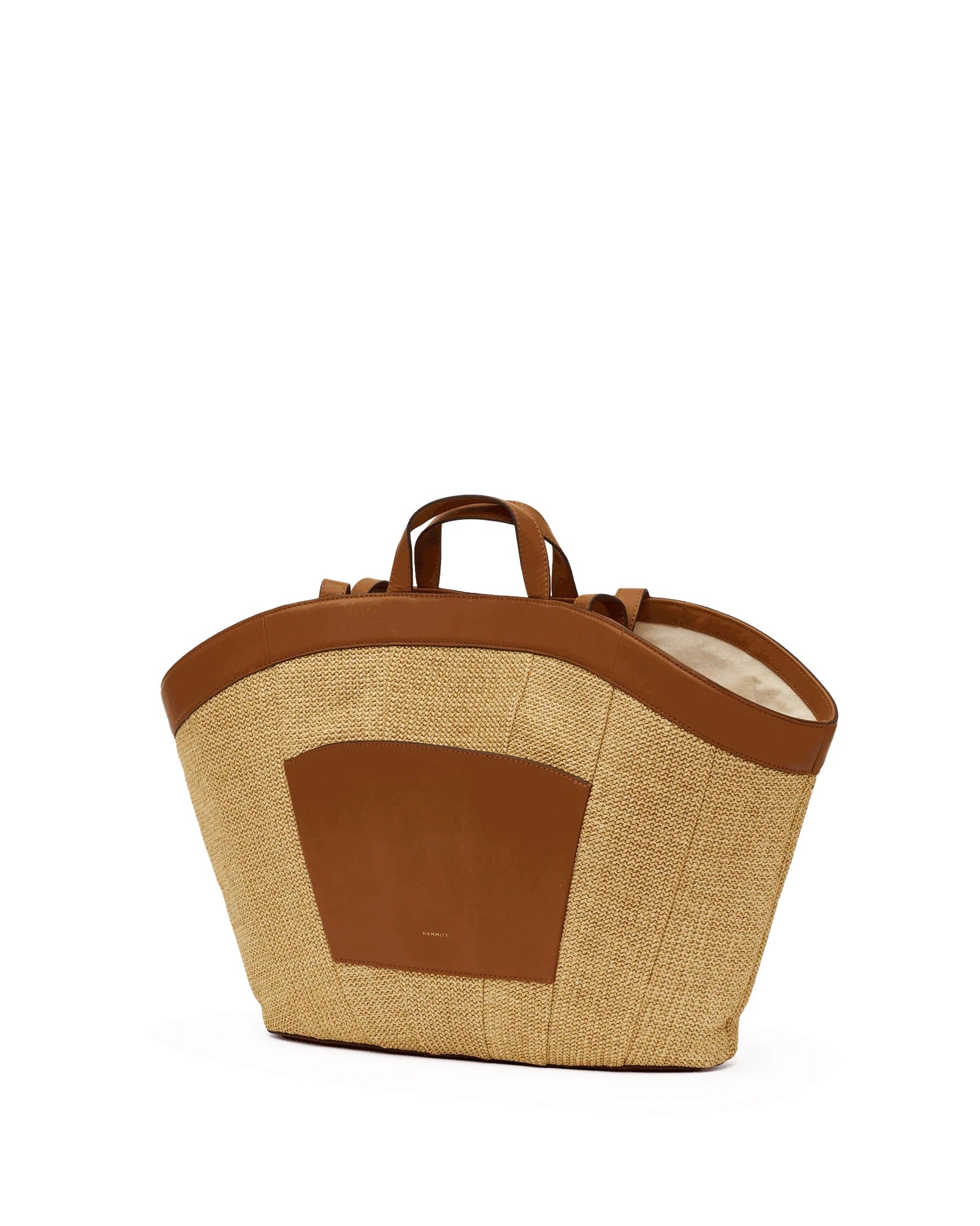 Resort Tote, raffia-back