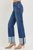 4-Way Stretch High Rise Ankle Straight