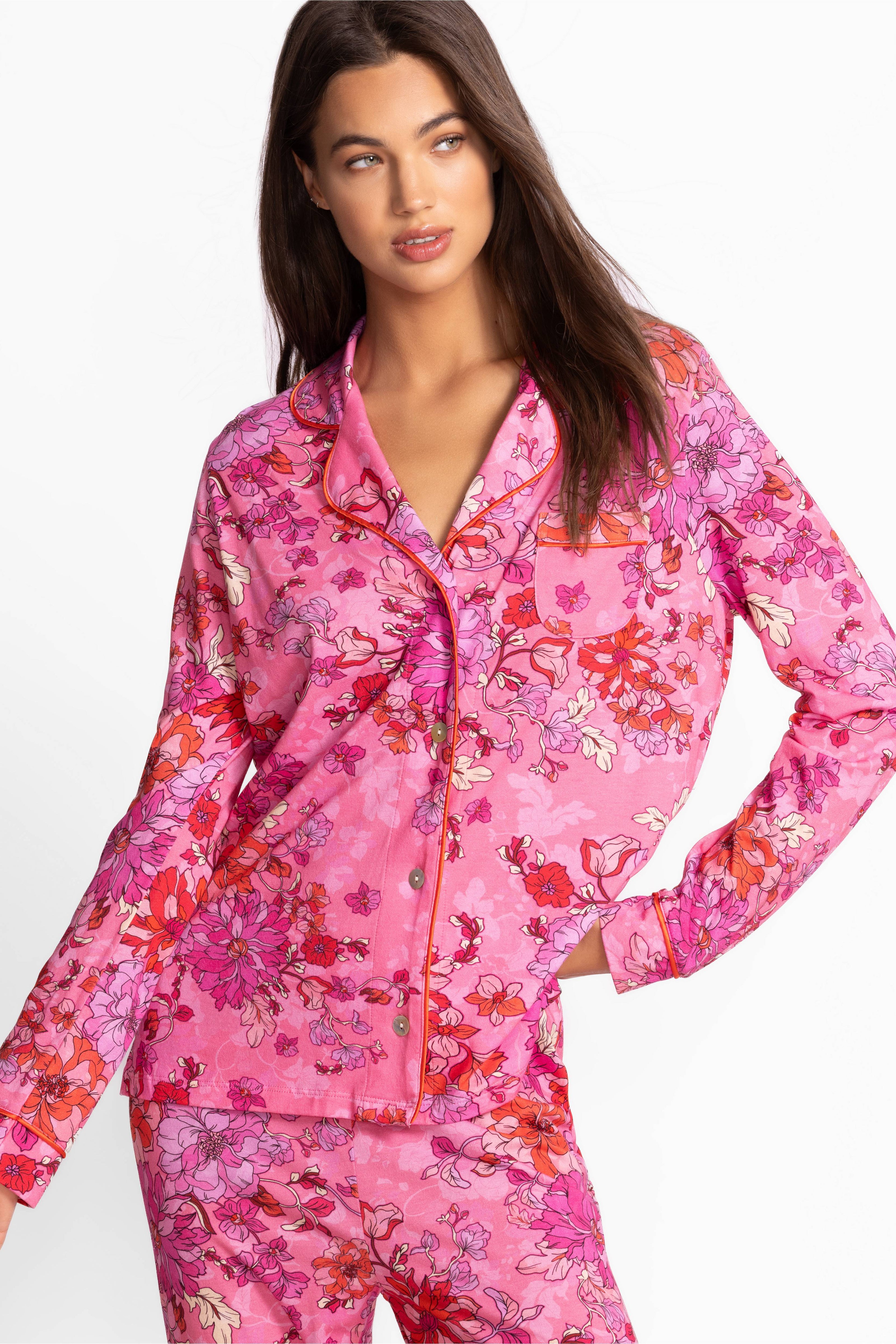 THE CARLY PJ SET top