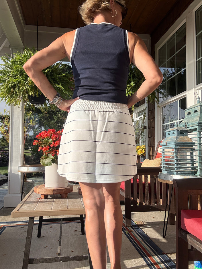 MODAL STRIPE SKORT