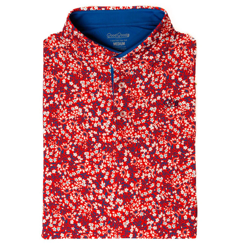 Beachside Floral Polo