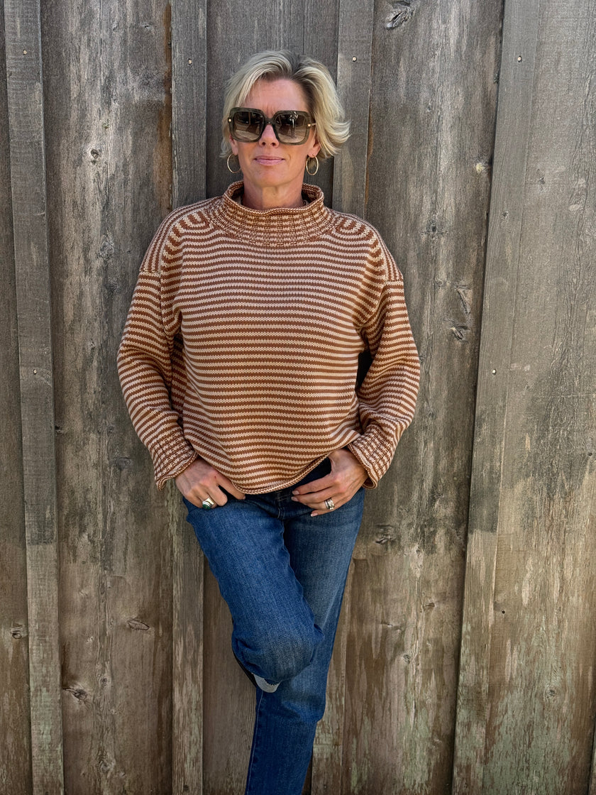 Lucretia Long Sleeve Funnel Neck P
